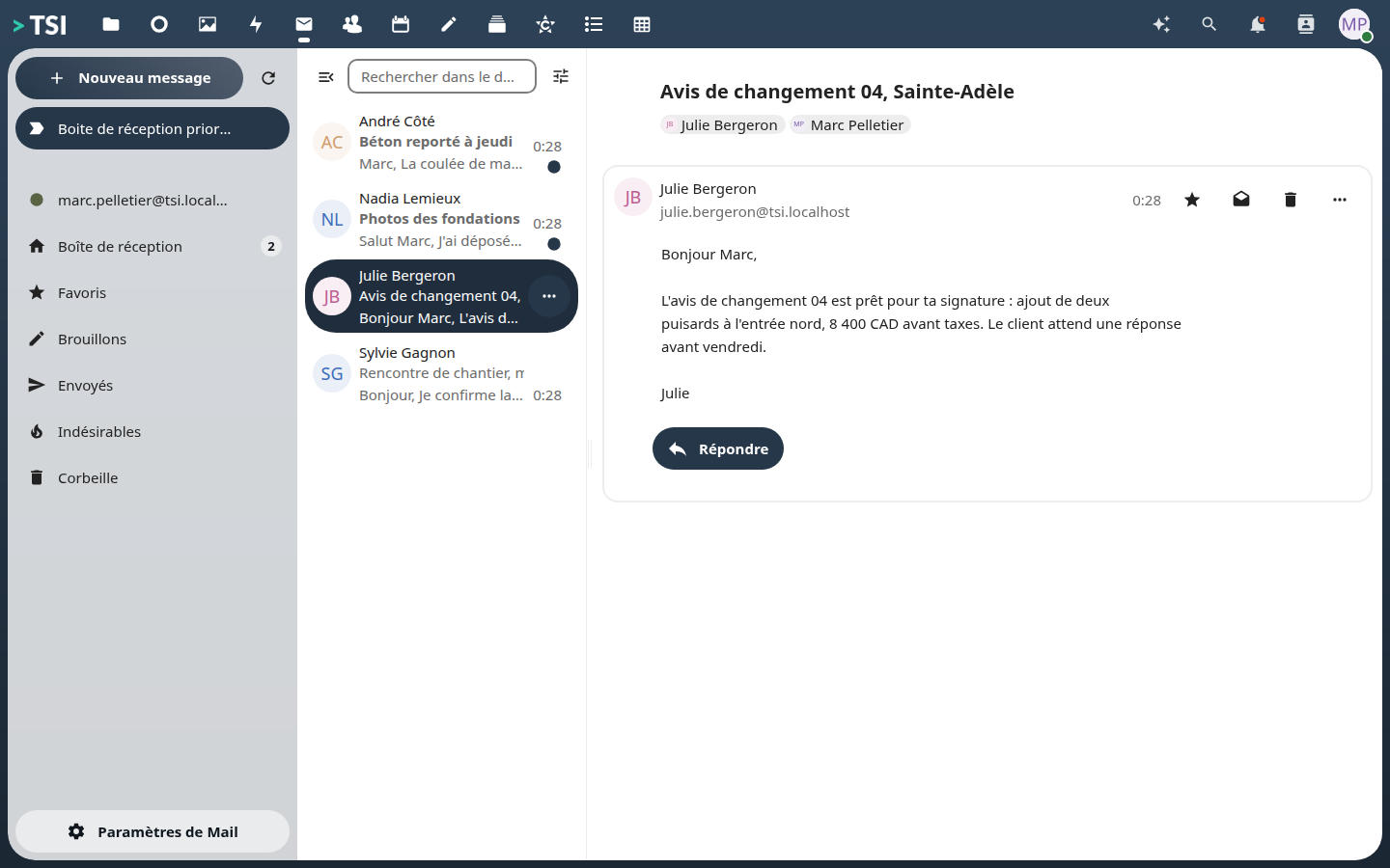Company email