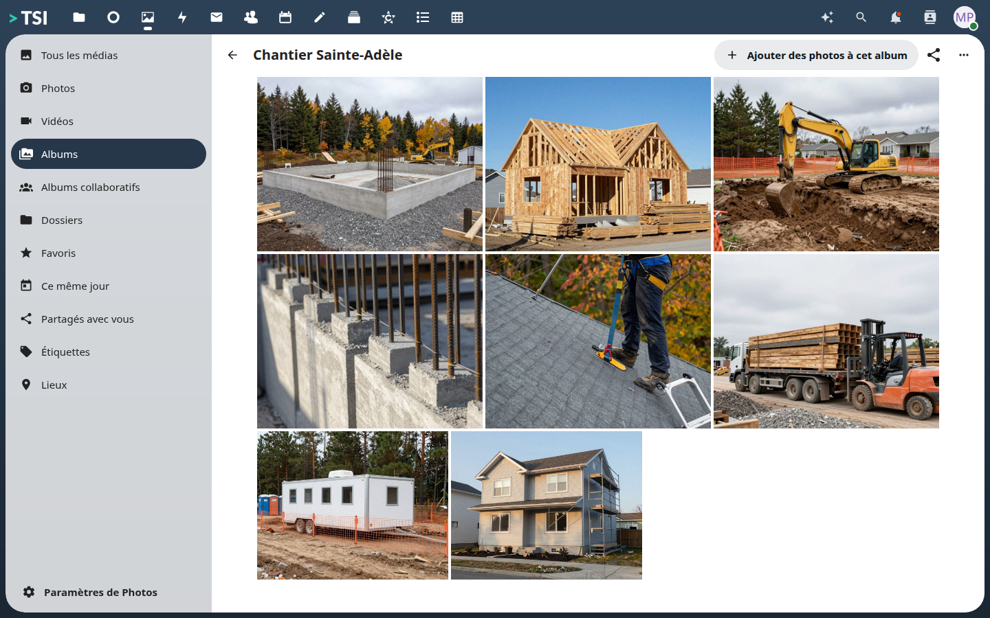 Job-site photos